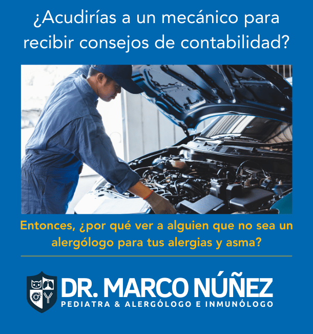 Consejo acude con un alergólogo
