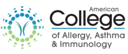 Logo ACAAI: American College of Allergy Asthma Immunology. Dr. Marco Núñez, miembro internacional, Monterrey NL