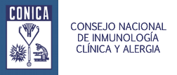 Logo CONICA: Consejo Nacional de Inmunología Clínica y Alergia. Certificación del Dr. Marco Núñez, Monterrey NL